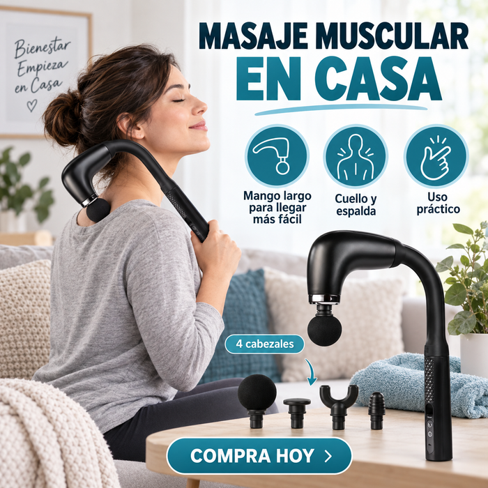 Masajeador Muscular Eléctrico con Mango