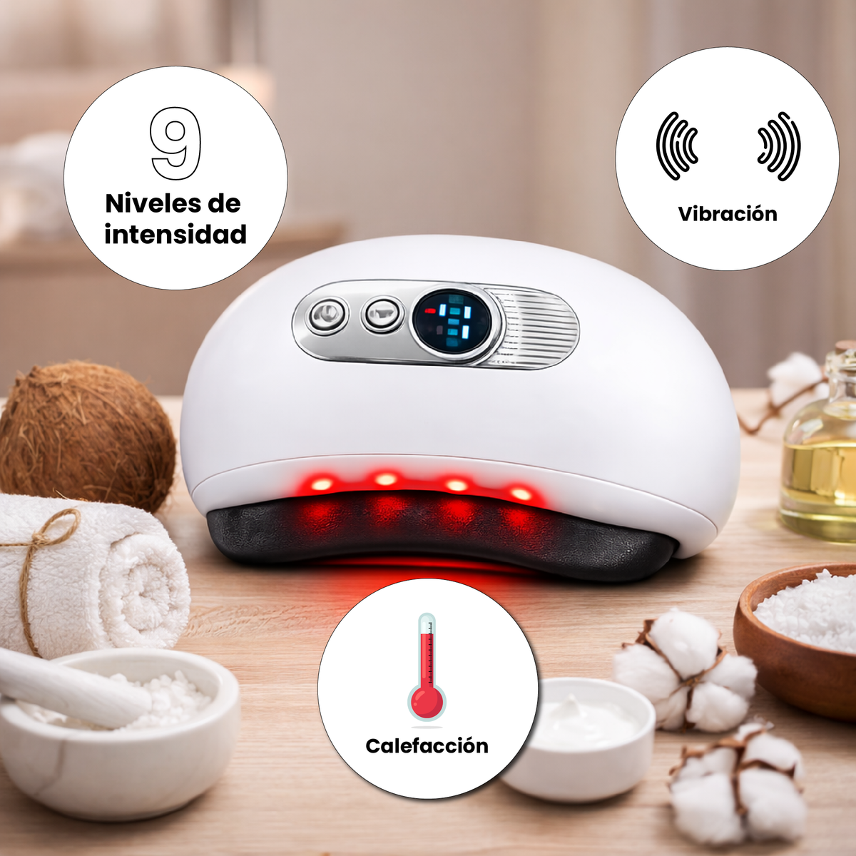 Masajeador Facial Terapia Calor Y Frio