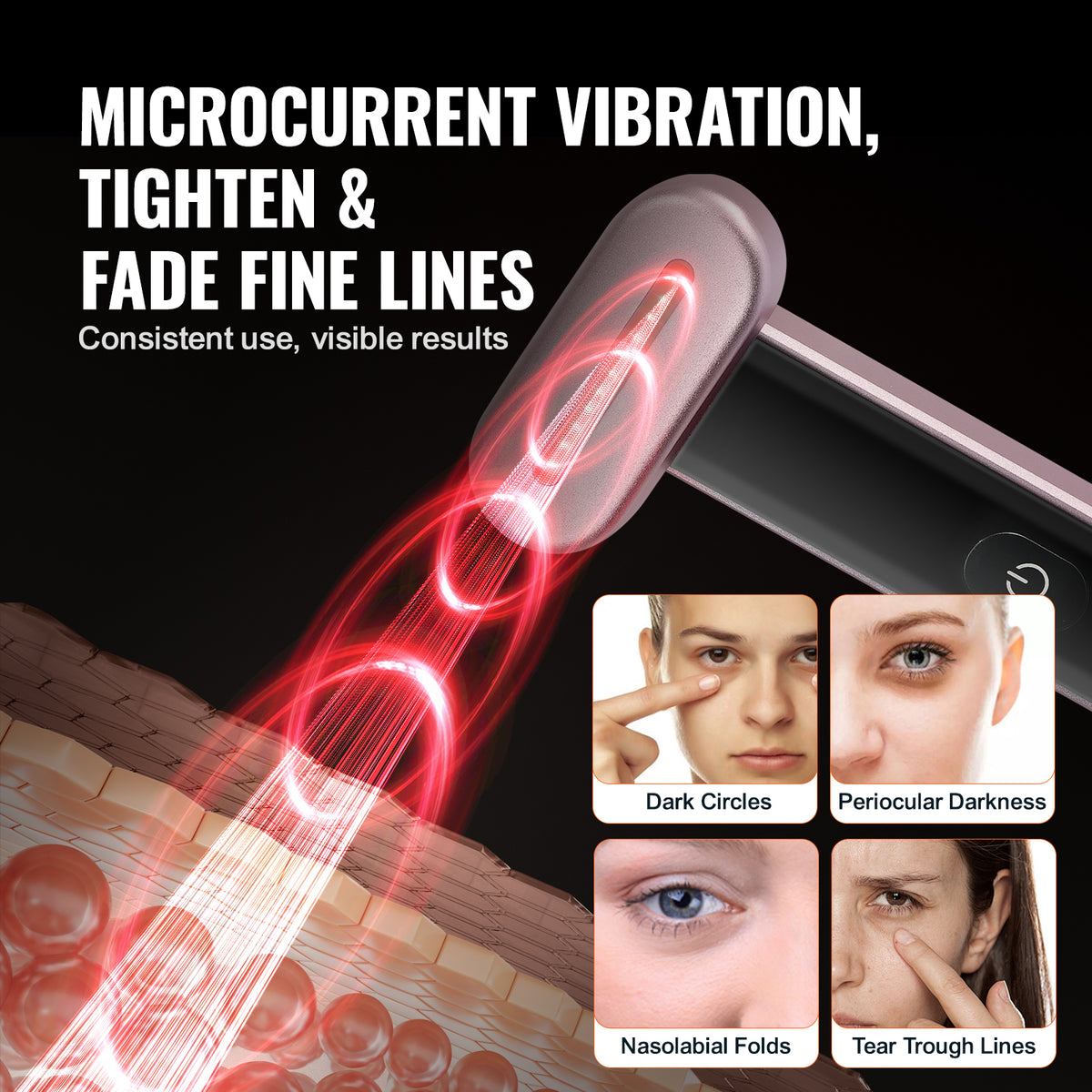 7-Color LED Red Light Therapy Wand - view 3