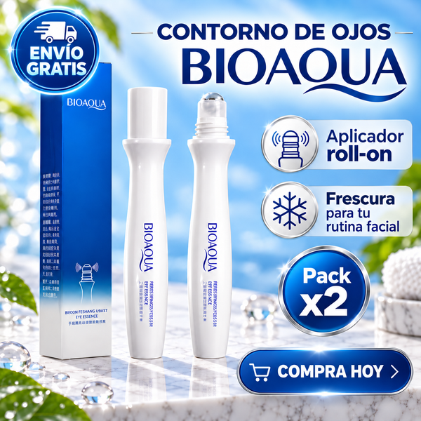 Contorno Ojos Roll On Bioaqua Acido x2 unidades