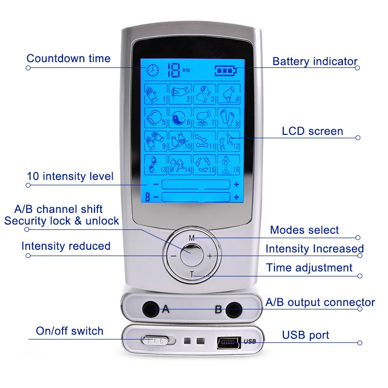 16-Mode Digital Pulse Massager - view 3