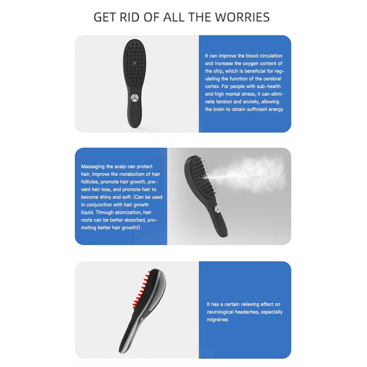 3-in-1 Steam Scalp Massage Brush - view 2