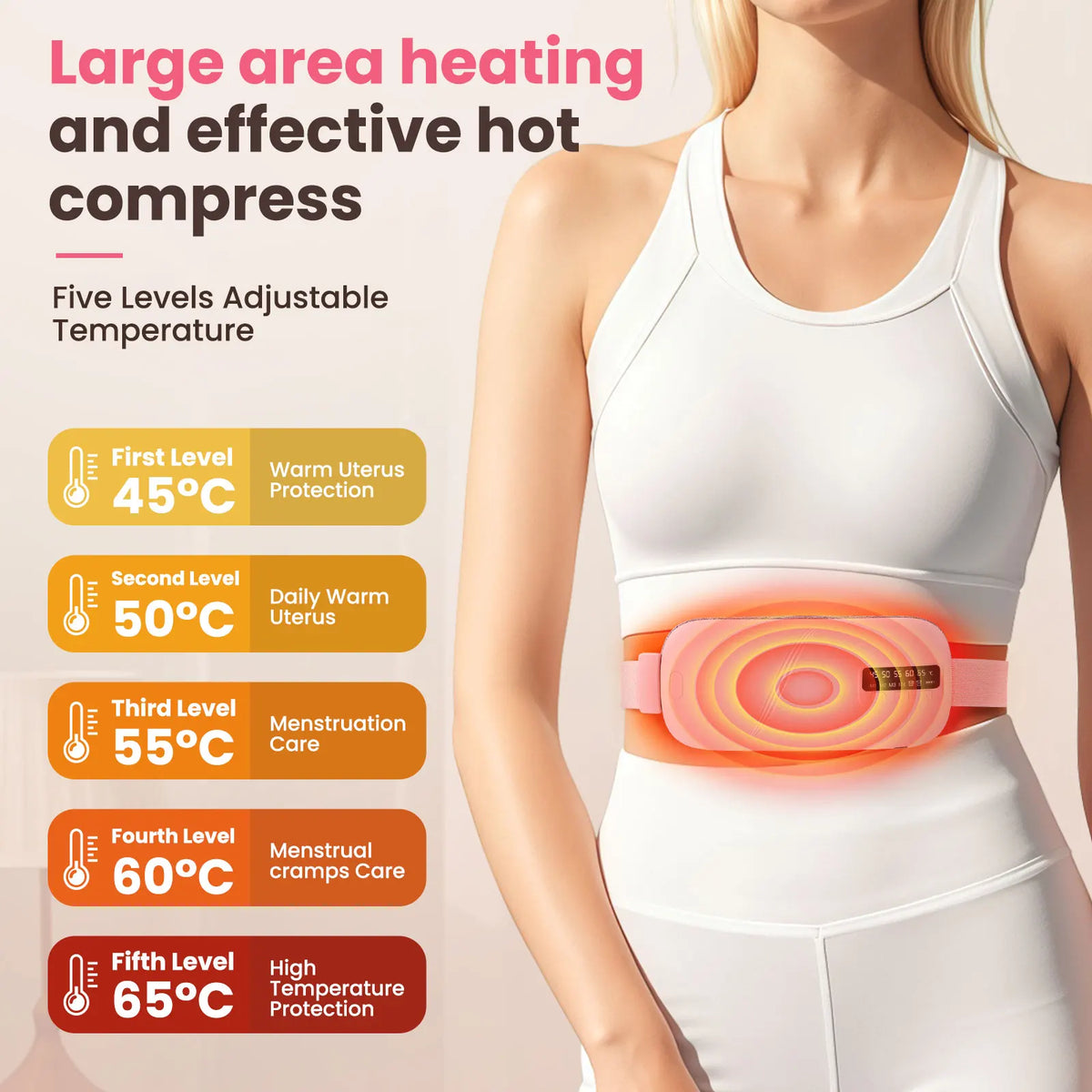 Heated Menstrual Cramp Relief Belt - view 3