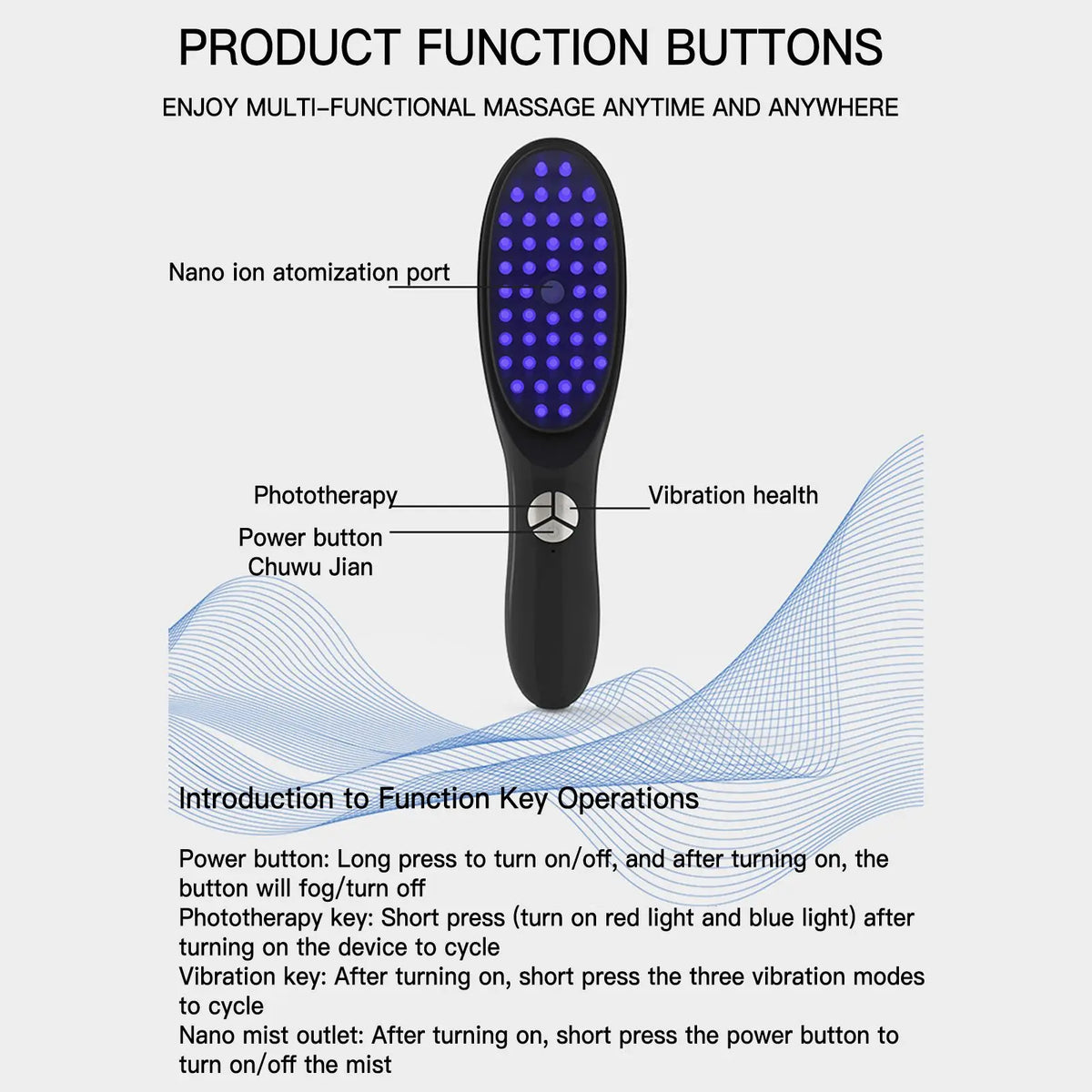 3-in-1 Steam Scalp Massage Brush - view 4