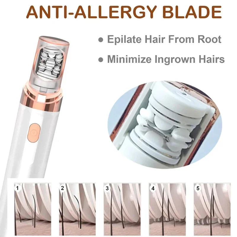 2-in-1 Electric Epilator and Facial Shaver - view 4