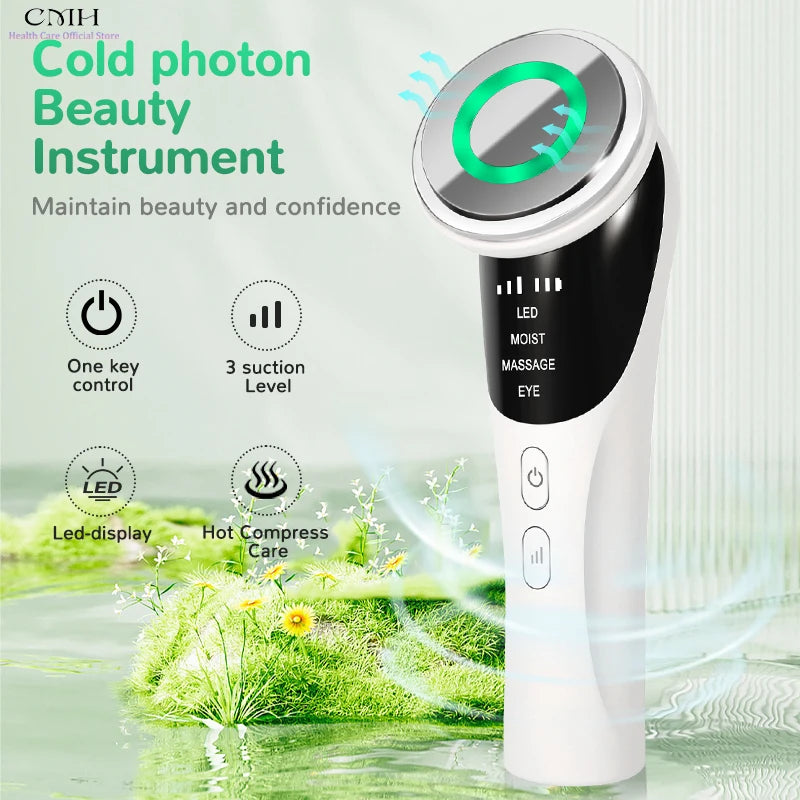 4-in-1 Hot and Cold LED Facial Massager - view 2