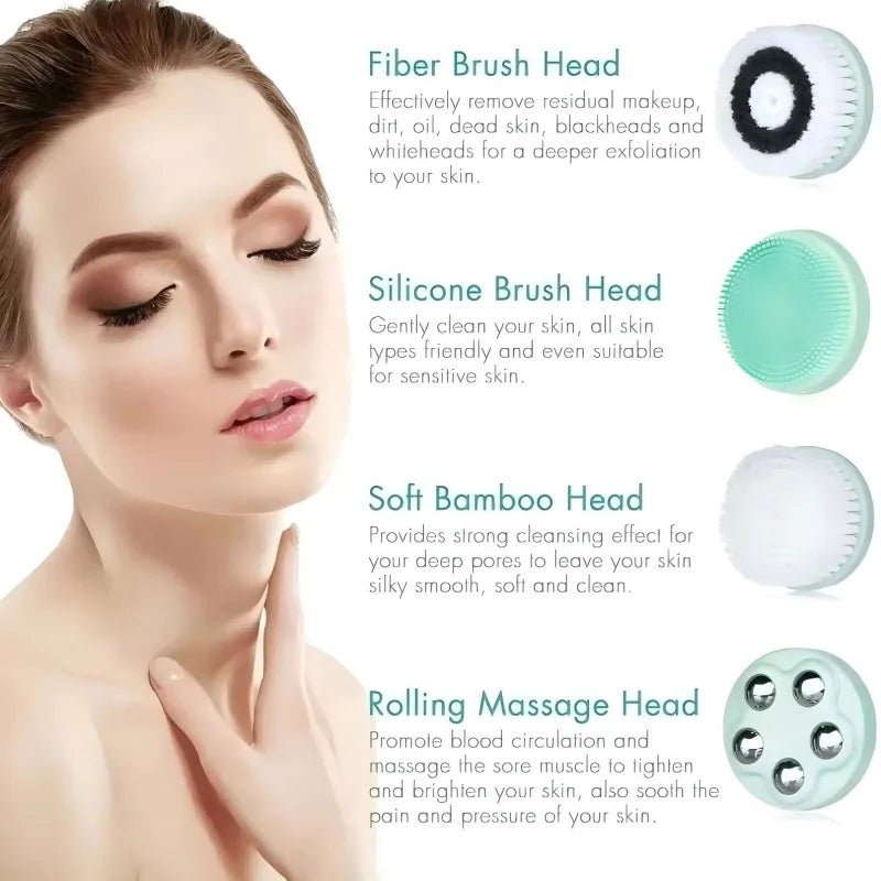 IPX7 Sonic Facial Cleansing Brush - view 4