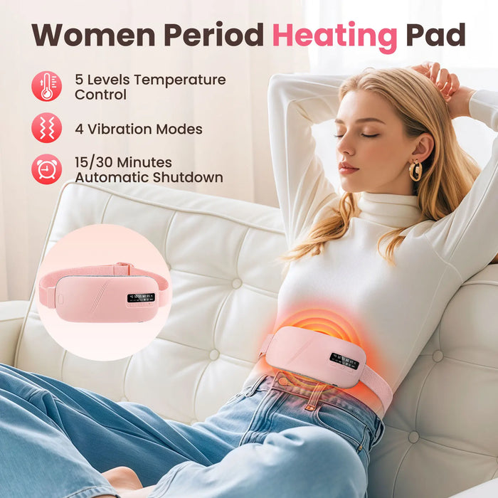 Heated Menstrual Cramp Relief Belt