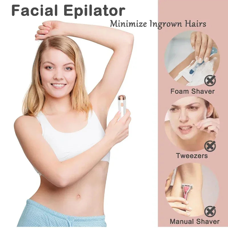 2-in-1 Electric Epilator and Facial Shaver - view 3