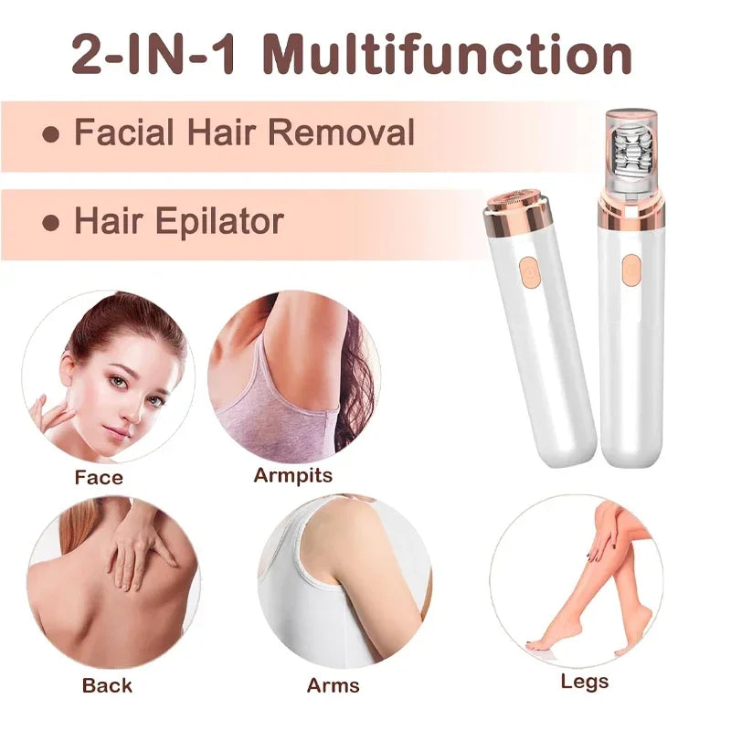 2-in-1 Electric Epilator and Facial Shaver - view 2