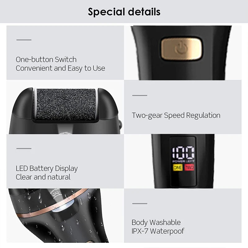 Rechargeable Electric Foot File - view 3