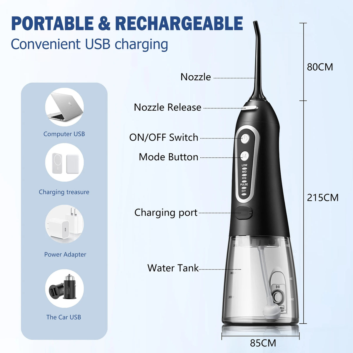 Pro Water Flosser, 300ml Tank - view 3