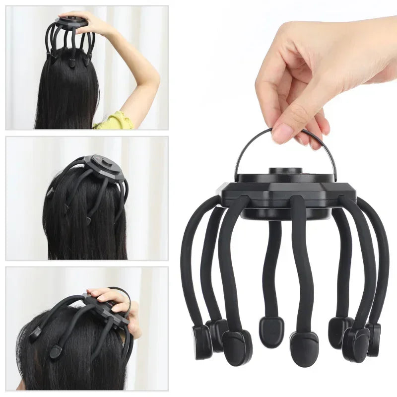Octopus Scalp Massager, 5 Modes - view 3