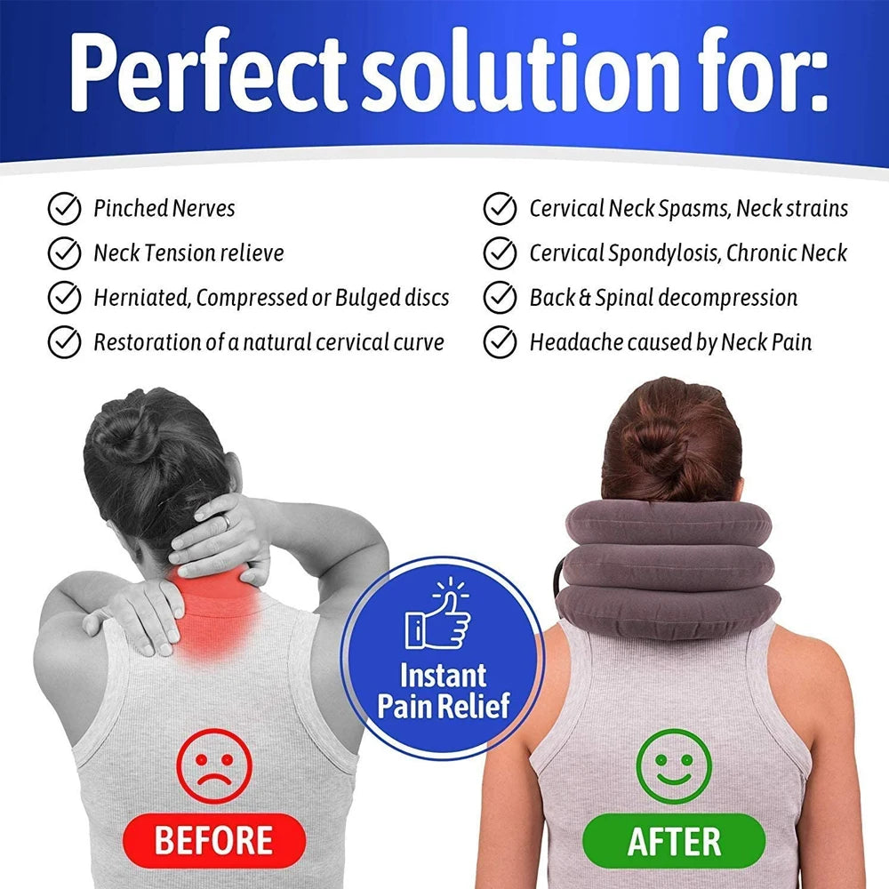Inflatable Cervical Neck Traction Collar - view 4
