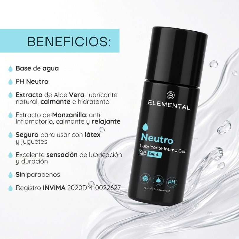 Lubricante Neutro Elemental 30ml