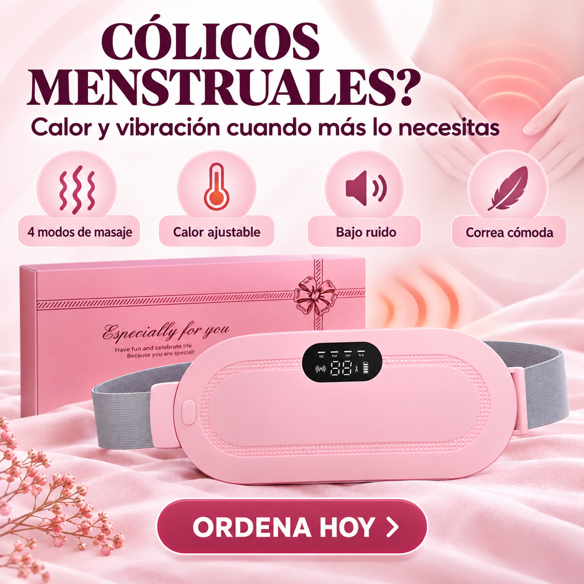 Cinturón Almohadilla para Cólicos